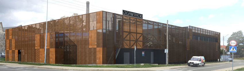 Modernizacja elewacji zakładu przemysłowego