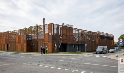 Modernizacja elewacji zakładu przemysłowego